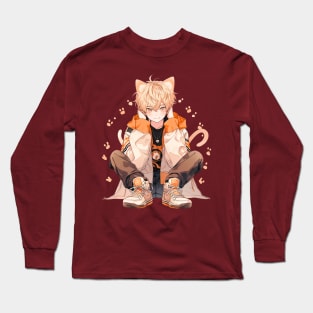 The Feline Charm Long Sleeve T-Shirt